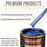 Daytona Blue Pearl - Urethane Basecoat with Premium Clearcoat Auto Paint - Complete Slow Gallon Paint Kit - Professional High Gloss Automotive Coating