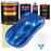 Burn Out Blue Metallic - Urethane Basecoat with Clearcoat Auto Paint - Complete Medium Gallon Paint Kit - Professional Automotive Car Truck Coating