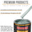 Frost Green Metallic - Urethane Basecoat with Premium Clearcoat Auto Paint (Complete Fast Gallon Paint Kit) Professional High Gloss Automotive Coating