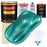 Gulfstream Aqua Metallic - Urethane Basecoat with Premium Clearcoat Auto Paint (Complete Fast Gallon Paint Kit) Professional Gloss Automotive Coating