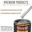 Sage Green Metallic - Urethane Basecoat with Premium Clearcoat Auto Paint (Complete Medium Quart Paint Kit) Professional High Gloss Automotive Coating