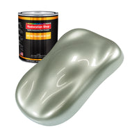 Sage Green Metallic - Urethane Basecoat Auto Paint - Quart Paint Color Only - Professional High Gloss Automotive, Car, Truck Coating