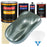 Steel Gray Metallic - Urethane Basecoat with Clearcoat Auto Paint - Complete Slow Gallon Paint Kit - Professional Gloss Automotive Car Truck Coating