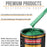 Rally Green Metallic - Urethane Basecoat with Premium Clearcoat Auto Paint (Complete Fast Gallon Paint Kit) Professional High Gloss Automotive Coating