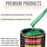 Rally Green Metallic - Urethane Basecoat with Clearcoat Auto Paint (Complete Medium Gallon Paint Kit) Professional Gloss Automotive Car Truck Coating