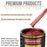 Firethorn Red Pearl - Urethane Basecoat with Premium Clearcoat Auto Paint (Complete Fast Gallon Paint Kit) Professional High Gloss Automotive Coating