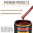 Fire Red Pearl - Urethane Basecoat with Premium Clearcoat Auto Paint - Complete Medium Gallon Paint Kit - Professional High Gloss Automotive Coating