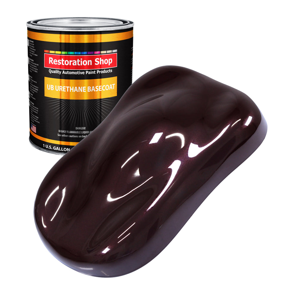 Black Cherry Pearl - Urethane Basecoat Auto Paint - Gallon Paint Color Only - Professional High Gloss Automotive, Car, Truck Coating