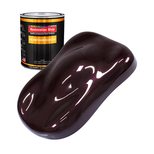 Black Cherry Pearl - Urethane Basecoat Auto Paint - Quart Paint Color Only - Professional High Gloss Automotive, Car, Truck Coating