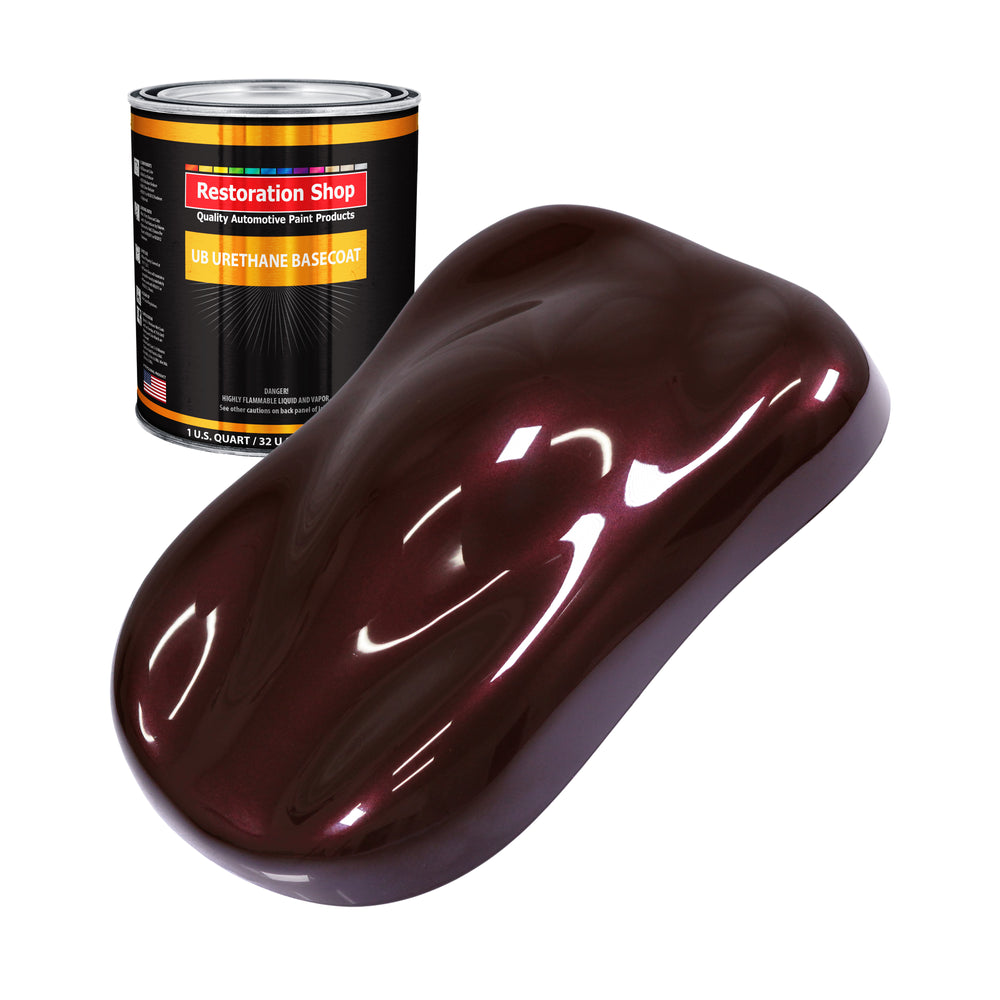Molten Red Metallic - Urethane Basecoat Auto Paint - Quart Paint Color Only - Professional High Gloss Automotive, Car, Truck Coating