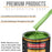 Firemist Lime - Urethane Basecoat with Premium Clearcoat Auto Paint - Complete Medium Gallon Paint Kit - Professional High Gloss Automotive Coating