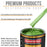 Firemist Lime - Urethane Basecoat Auto Paint - Quart Paint Color Only - Professional High Gloss Automotive, Car, Truck Coating