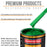 Firemist Green - Urethane Basecoat Auto Paint - Gallon Paint Color Only - Professional High Gloss Automotive, Car, Truck Coating