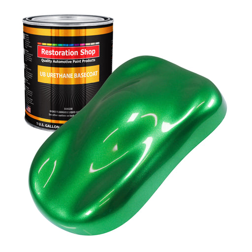 Firemist Green - Urethane Basecoat Auto Paint - Gallon Paint Color Only - Professional High Gloss Automotive, Car, Truck Coating