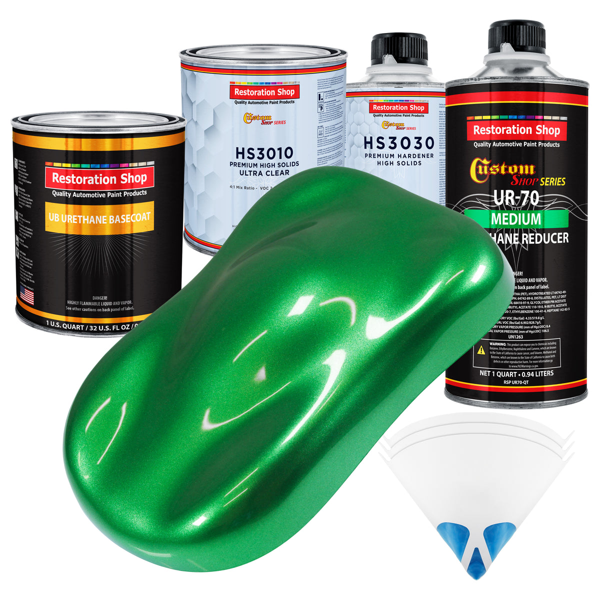 Firemist Green Premium Basecoat Quart Kit — TCP Global