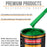 Firemist Green - Urethane Basecoat Auto Paint - Quart Paint Color Only - Professional High Gloss Automotive, Car, Truck Coating