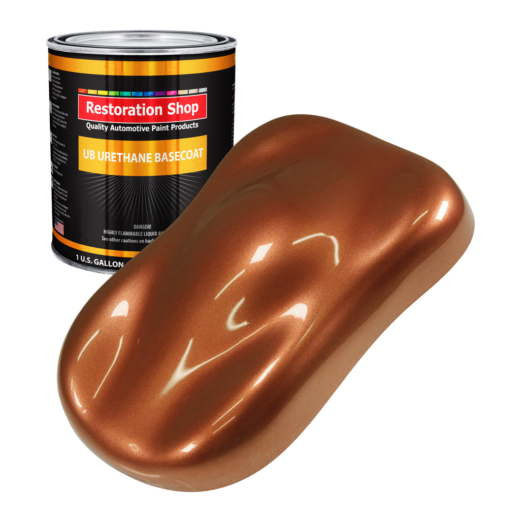 Firemist Copper - Urethane Basecoat Auto Paint - Gallon Paint Color Only - Professional High Gloss Automotive, Car, Truck Coating