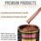 Saddle Brown Firemist - Urethane Basecoat with Premium Clearcoat Auto Paint - Complete Slow Gallon Paint Kit - Professional Gloss Automotive Coating