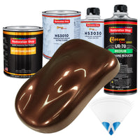 Whole Earth Brown Firemist - Urethane Basecoat with Premium Clearcoat Auto Paint - Complete Medium Quart Paint Kit - Professional Automotive Coating