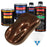 Whole Earth Brown Firemist - Urethane Basecoat with Clearcoat Auto Paint - Complete Medium Quart Paint Kit - Professional Automotive Car Truck Coating