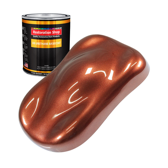 Whole Earth Brown Firemist - Urethane Basecoat Auto Paint - Quart Paint Color Only - Professional High Gloss Automotive, Car, Truck Coating