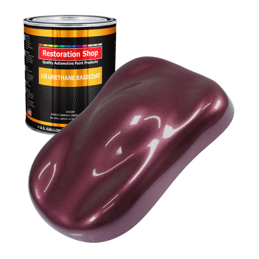 Milano Maroon Firemist - Urethane Basecoat Auto Paint - Gallon Paint Color Only - Professional High Gloss Automotive, Car, Truck Coating