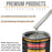 Brilliant Silver Firemist - Urethane Basecoat with Premium Clearcoat Auto Paint - Complete Medium Quart Paint Kit - Professional Automotive Coating