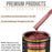Firemist Red - Urethane Basecoat with Premium Clearcoat Auto Paint - Complete Medium Gallon Paint Kit - Professional High Gloss Automotive Coating