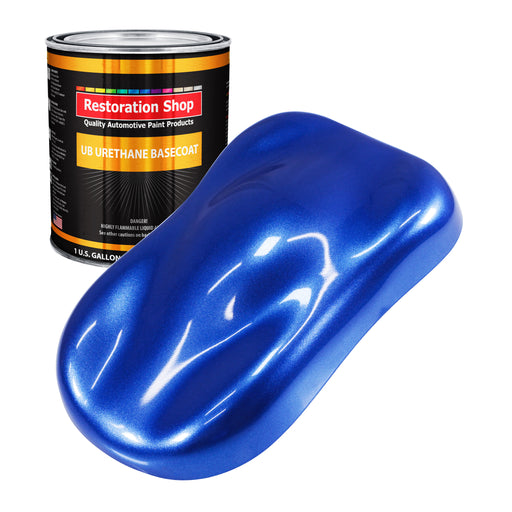 Cobalt Blue Firemist - Urethane Basecoat Auto Paint - Gallon Paint Color Only - Professional High Gloss Automotive, Car, Truck Coating