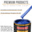 Cobalt Blue Firemist - Urethane Basecoat with Premium Clearcoat Auto Paint (Complete Fast Gallon Paint Kit) Professional High Gloss Automotive Coating