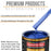 Cobalt Blue Firemist - Urethane Basecoat with Clearcoat Auto Paint - Complete Fast Gallon Paint Kit - Professional Gloss Automotive Car Truck Coating