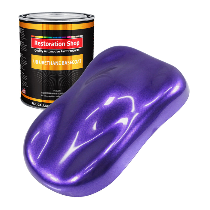 Firemist Purple - Urethane Basecoat Auto Paint - Gallon Paint Color Only - Professional High Gloss Automotive, Car, Truck Coating