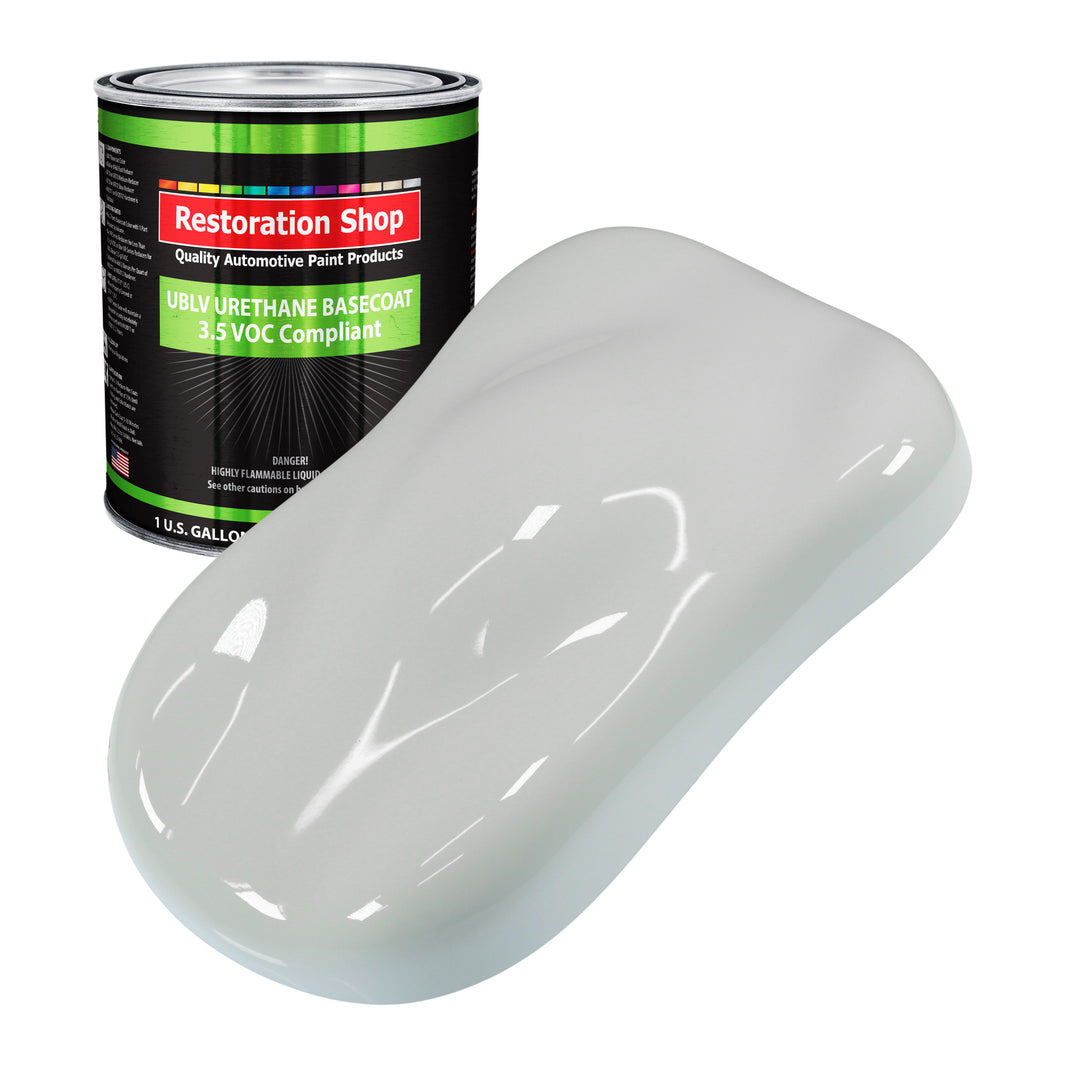 Classic White - LOW VOC Urethane Basecoat Auto Paint - Gallon Paint Color Only - Professional High Gloss Automotive, Car, Truck Refinish Coating
