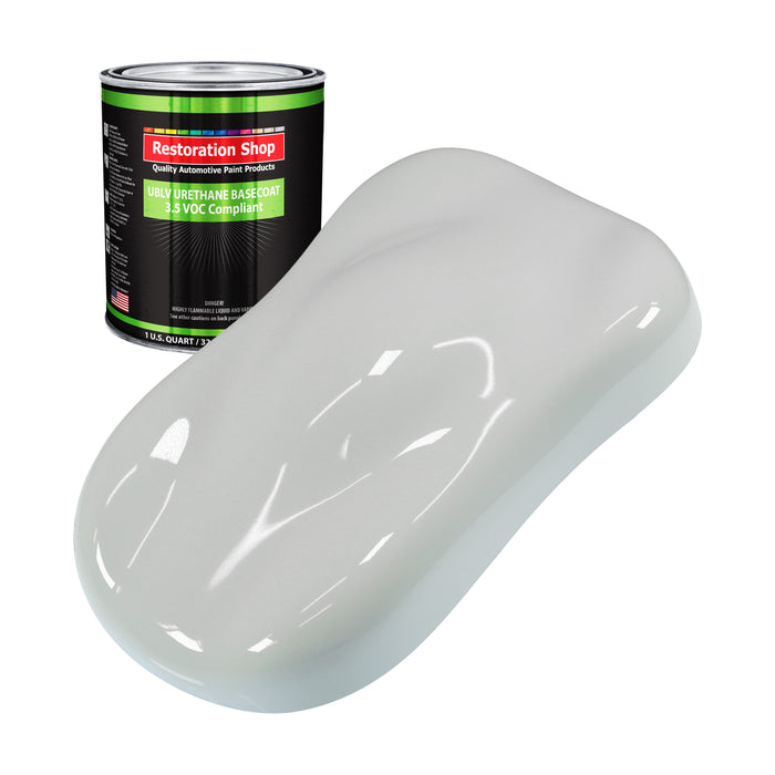 Classic White - LOW VOC Urethane Basecoat Auto Paint - Quart Paint Color Only - Professional High Gloss Automotive Coating