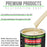 Wimbledon White - LOW VOC Urethane Basecoat with Premium Clearcoat Auto Paint (Complete Medium Gallon Paint Kit) Professional Gloss Automotive Coating