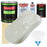 Ermine White - LOW VOC Urethane Basecoat with Premium Clearcoat Auto Paint - Complete Medium Gallon Paint Kit - Professional Gloss Automotive Coating