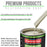 Performance Bright White - LOW VOC Urethane Basecoat with Clearcoat Auto Paint (Complete Medium Quart Paint Kit) Professional Gloss Automotive Coating