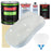 Cameo White - LOW VOC Urethane Basecoat with Premium Clearcoat Auto Paint - Complete Medium Gallon Paint Kit - Professional Gloss Automotive Coating