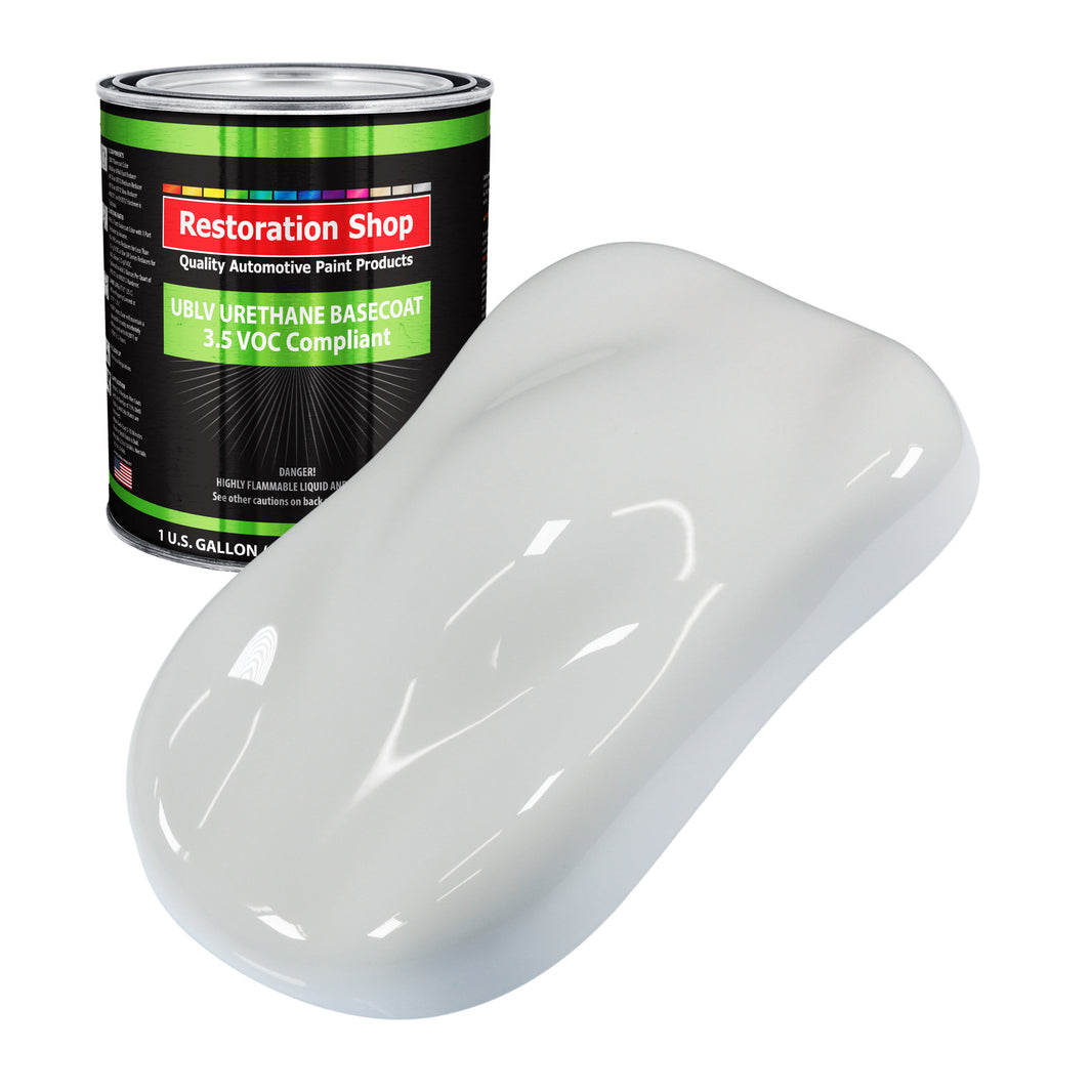 Championship White - LOW VOC Urethane Basecoat Auto Paint - Gallon Paint Color Only - Professional High Gloss Automotive, Car, Truck Refinish Coating