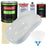 Championship White - LOW VOC Urethane Basecoat with Premium Clearcoat Auto Paint - Complete Medium Gallon Paint Kit - Professional Automotive Coating