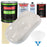 Oxford White - LOW VOC Urethane Basecoat with Premium Clearcoat Auto Paint (Complete Fast Gallon Paint Kit) Professional High Gloss Automotive Coating