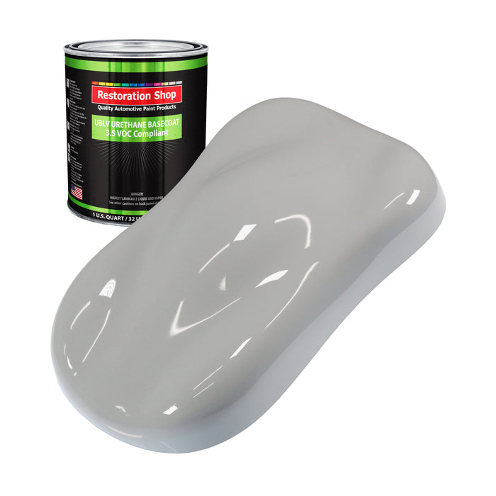 Mesa Gray - LOW VOC Urethane Basecoat Auto Paint - Quart Paint Color Only - Professional High Gloss Automotive Coating
