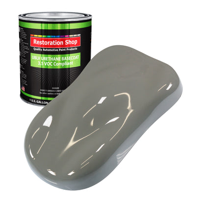 Dove Gray - LOW VOC Urethane Basecoat Auto Paint - Gallon Paint Color Only - Professional High Gloss Automotive, Car, Truck Refinish Coating