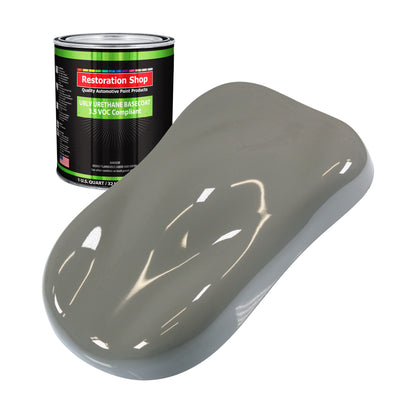 Dove Gray - LOW VOC Urethane Basecoat Auto Paint - Quart Paint Color Only - Professional High Gloss Automotive Coating