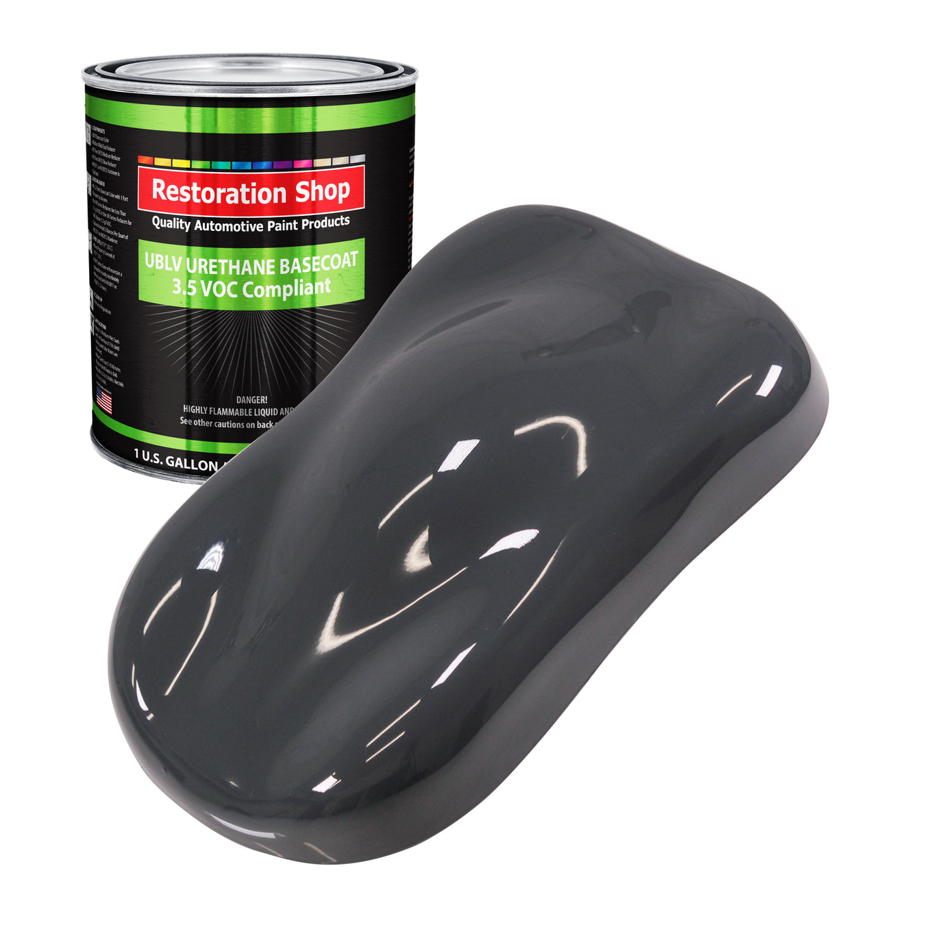 Urethane Basecoat Paint Low VOC - Machinery Gray