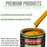 School Bus Yellow - LOW VOC Urethane Basecoat with Premium Clearcoat Auto Paint - Complete Medium Quart Paint Kit - Professional Automotive Coating