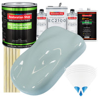 Diamond Blue - LOW VOC Urethane Basecoat with European Clearcoat Auto Paint - Complete Gallon Paint Color Kit - Automotive Coating