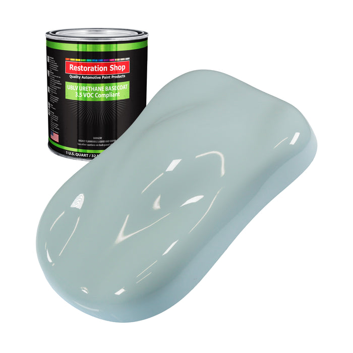 Diamond Blue - LOW VOC Urethane Basecoat Auto Paint - Quart Paint Color Only - Professional High Gloss Automotive Coating