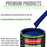 Marine Blue - LOW VOC Urethane Basecoat with Clearcoat Auto Paint - Complete Medium Gallon Paint Kit - Professional High Gloss Automotive Coating