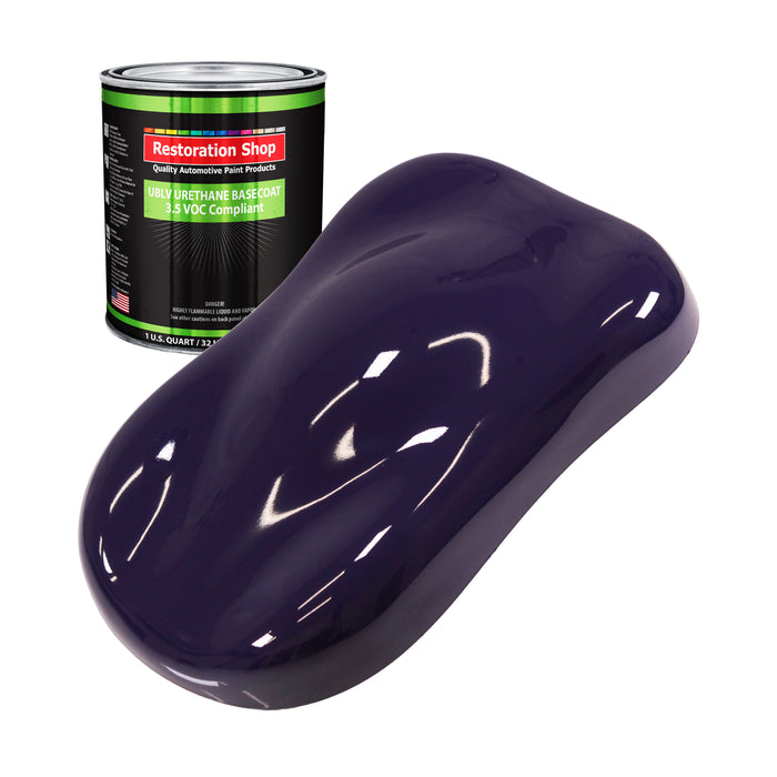 Majestic Purple - LOW VOC Urethane Basecoat Auto Paint - Quart Paint Color Only - Professional High Gloss Automotive Coating